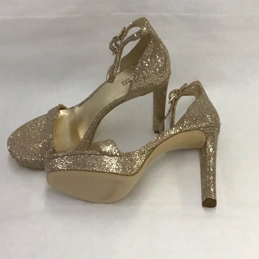 Michael Kors Margot Platform Glitter Size: 8 M 40F9MRHA1D